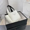 10A High quality the tote bag designer shoulder woman fashion Handbag Metal lettering magnetic buckle open and close leather Tote shopping handbag