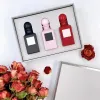 Prezent świąteczny Kolonia Top Perfume Zestaw 12 ml 3PCS Bajeczne Rose Rose Cherry Perfume Zestaw 3 w 1 pudełko prezentowe dla kobiety naturalne spray trwałe darmowe dostawa