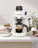 DutrieuxコーヒーマシンエスプレッソコーヒーマシンCappuccino Latte Maker 3.5 Bar 1-4カップ蒸気牛乳泡