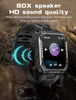 NX6 Militair Outdoor Smart Watch Met Kompas Bluetooth Oproep Hartslag Bloed Zuurstof Waterdichte Sport Smartwatch Voor Heren