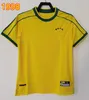 1970 1978 1985 1998 Vintage PELE Retro jersey 2002 Carlos Romario Ronaldo Ronaldinho camisa 2002 2006 RIVALDO ADRIANO KAKA camisa personalizada