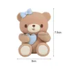 Autres événements Fournitures de fête Baby Bear Cake Toppers Enfants 1er anniversaire Décoration Cupcake Topper Ornement Boy Girl Douche Drop Delive Dhyv2