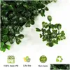 Flores decorativas grinaldas e 50x50cm ao ar livre artificial boxwood hedge privacidade cerca uv prova folha decoração para jardim varanda stor dhfiz