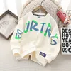 Hoodies Sweatshirts Boys Jacket Overtro Retro Spring Autumn Top Thiceen Pullover Tops Cotton Toddler Babys Kids 230919