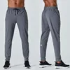 2024 lululemenI Mens Pants Yoga Outfit Men Running Sport Trousers Adult Sportswear Gym Exercise Fiess Wear Elastic Drawstring Breathable Trainer Clothes gnv55