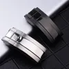 16 mm x 9 mm NEUE hochwertige Uhrenarmbänder aus Edelstahl mit Faltschließe für ROL-Bänder236H