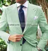 Men's Suits Blazers Only Jacket 1 PCS Seersucker Men Wide Blazer Pants Lapel Wedding Beach Leisure Summer Tuxedos 2023 230919