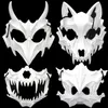 Party Masks Halloween Skull Mask Anime Dragon God Skeleton Half Face Bone Animals Cosplay Dance Prom Costume Props 230919