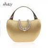 Evening Bags 2023 Vintage Bag Diamond Sequined Clutch Hand Bride Gold Wedding Purse Female Handbag WY214 230918