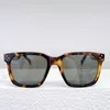 Designer zonnebrillen van hoge kwaliteit 1:1 reisfeest vierkant acetaat frame schildpad kleur mode kleurrijke persoonlijkheid dames en heren