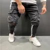 Hommes vêtements Hip Hop pantalons de survêtement maigre moto Denim pantalon fermeture éclair concepteur noir jean hommes décontracté hommes jean S-3XL2512