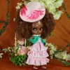 Dockor Icy DBS Blyth Doll Afro Curly Hair Joint Body Super Black Skin 16 BJD NEO OB24 ANIME GIRL 230918