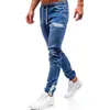 VICABO herenjeans Mode 2020 Sexy Casual jeans voor mannen zwart Blauw Gat Heren Broek met zak ropa de hombre 2020 #w307l