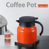 Waterflessen 1000 ml draagbare buitenketel 316 roestvrijstalen pot Zwoele thee Familiepers Koffie