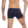 Onderbroek 1Pc Lange Mesh Billen Heren Boxer Briefs Plus Spons Hip-Lifting Ondergoed Heren Sexy lingerie