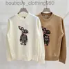 Women's Sweaters Mius Cute Embroidery sweaters for women Fashion Casual Embroidery Rabbit Wool Knit Shirt Round Neck Cute Slim Long Sleeve Female