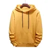 Herrtröjor tröjor män solid färg hoodie tröja casual kläder mode märke streetwear hip hop m-9xl plus storlek 153