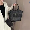 Damskie kobiety torby skórzane torby designerskie torby na zakupy diamentowe torebki kratowe ramię czarne luksusowe portfele mody City Beach Bag larg