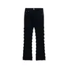 Męskie dżinsy Harajuku Hip Hop Streetwear Strasel Tassel Strzępione proste workowate dżinsy Pantie Mężczyzna i żeńskie kolory stałe dżinsowe spodnie 230919