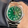 AAA 3A Quality S Brand Band 41 -мм мужские часы с оригинальной зеленой коробкой 115200RN Автоматические механические сапфировые стеклянные часы AC03