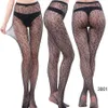 Fashion Cool Star Printed Fishnet Tights Erotic Hollow Out Sexy Mesh Pantyhose Punk Mönster Pantyhose Black Women Tight Lingerie X303n