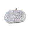 イブニングバッグXiyuan Lady AB Silver Shinny Crystal for Women Wedding Party Stones Gold Clutch Bag Purse Clutches230918