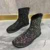 Boots Fashion Women Flat Plus Size Ankel Warm Fur Snow Antislip Plush Winter Shoes 230915