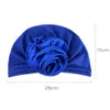 Bonnet Crâne Caps Stretch Bandana Head Wrap Satin Floral Femmes Parti Turban Chapeaux Cap Cheveux Accessoires 230919