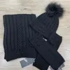 2023 New Luxury Hat Scarf Set Suitable for Men and Women Winter 3 Piece Glove Design Hat Shawl Wool Hat Scarf Open Finger GlovesHH122