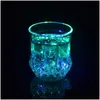 Wine Glasses Led Flashing Glowing Beer Glass Cup Mug Water Liquid Activated Light-Up Luminous Party Bar Drink Cups Drop Delivery Home Dhvyh