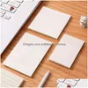 Notepads Wholesale Simple And High-Value Note Paper Transparent Sticky Notes With Scrapes Stickers Waterproof Memo For Student Offic Dh2Uu