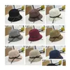 Spring Summer Lady Billycock Women Bucket Hat With Bowknot Beach Hats Fisherman Outdoor Stingy Brim Sun Drop Delivery Dhtua