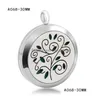 Diffuseur d'huiles essentielles d'aromathérapie de qualité supérieure, 20 styles, joint en acier inoxydable, boîte à pendentif, médaillon, bijoux, cadeau, livraison directe, Dhn7Q