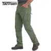 Herrbyxor Tacvasen Summer Lightweight Byxor Mens Tactical Fishing Pants Outdoor vandring Nylon snabba torrlastbyxor Casual Work Byxor 230919