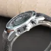 2023Luxury Men's Luxury Quartz Watchビジネスレジャーファッション5ピン多機能カレンダークロスバンドウォッチ