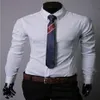 Ganze-Neueste design 3 farben männer gestreiften hemden Amerikanischen Europäischen männer formale hemd 2014 frühling herbst mann arbeit we263T