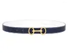 Belts Spot Fashion Double-sided Dual-use Women's Leather Belt Alloy Buckle All-match For Middle-aged And Young People