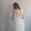 Voiles de mariée mariage européen et américain double perle voile cousu à la main peigne à cheveux cryptage bridel