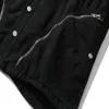 High Street Heavy Industries New Multi Zipper Wash Silhouette Vibe Style Jacket Coatqecz