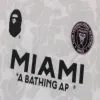 X MIAMI A Bathing Ape Rare Gorilla Head Camiseta estampada manga curta 326