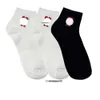 Amni – chaussettes brodées avec lettres d'amour pour hommes et femmes, marque de mode, fines, de sport, basses, courtes, printemps et été