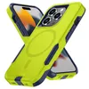 iPhoneの磁気鎧ワイヤレス充電ケース15 15 14 13 12 11 PRO MINI XS XR 14 7 8プラスSamsung S22 S23プラスウルトラミリタリーグレードの電話ケース