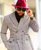Herenpakken Nieuwste ontwerp Rode Hoodstooth Herenpak Kostuum Homme met riem Mannelijke 2 Pic Terno Masculino Slim Fit High Street Made