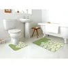 Bath Mats Fashion Bathroom Rug Set Water Absorbing And Anti Slip Floor Mat 2Piece Anti-Skid Pads Contour