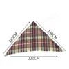 Printemps hiver Triangle écharpe pour femmes Tartan châle tricoté Plaid écharpes couverture en gros Hw12 C livraison directe Dheax