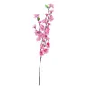 Flores decorativas grande simulação artificial flor de seda rosa pêssego para girassol com haste