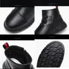 Bottes Bottes noires pour hommes bottes en cuir de mode plate-forme bottines en plein air confortable doux hommes bottes de moto Botas Hombre Piel 230918