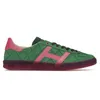 Adidas Samba Wales Bonner Leopard Print Shoes Gazzelle Designer Shoes Sporty And Rich Handball Spezial Gazelle Pink Silver Metallic Luxu Sneaker【code ：L】Womens Mens Shoes Trainer