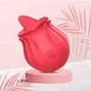 Giocattolo del sesso Massaggiatore Silicone Set da donna a forma di rosa pompino Imitazione morbida ventosa vibratore con vibratore Masturbazione femminile Uomini Chatte Bodies