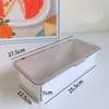 Storage Boxes Cosmetic Box Portable Transparent Makeup Brush Container Desktop Dustproof For Powder Puff Eyebrow Pencil1PC